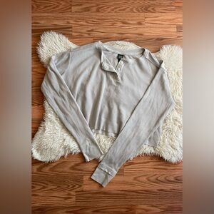 Wild Fable Thermal Crop Top Size Large